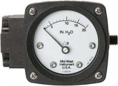 Mid-West Differential Pressure Switch and Transmitter, Model 142 Diaphragm Type